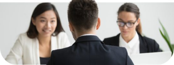 HR team reviewing employee data together